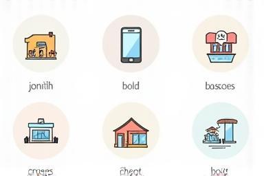 Icons of popular vacation rental platforms like Airbnb and Booking.com